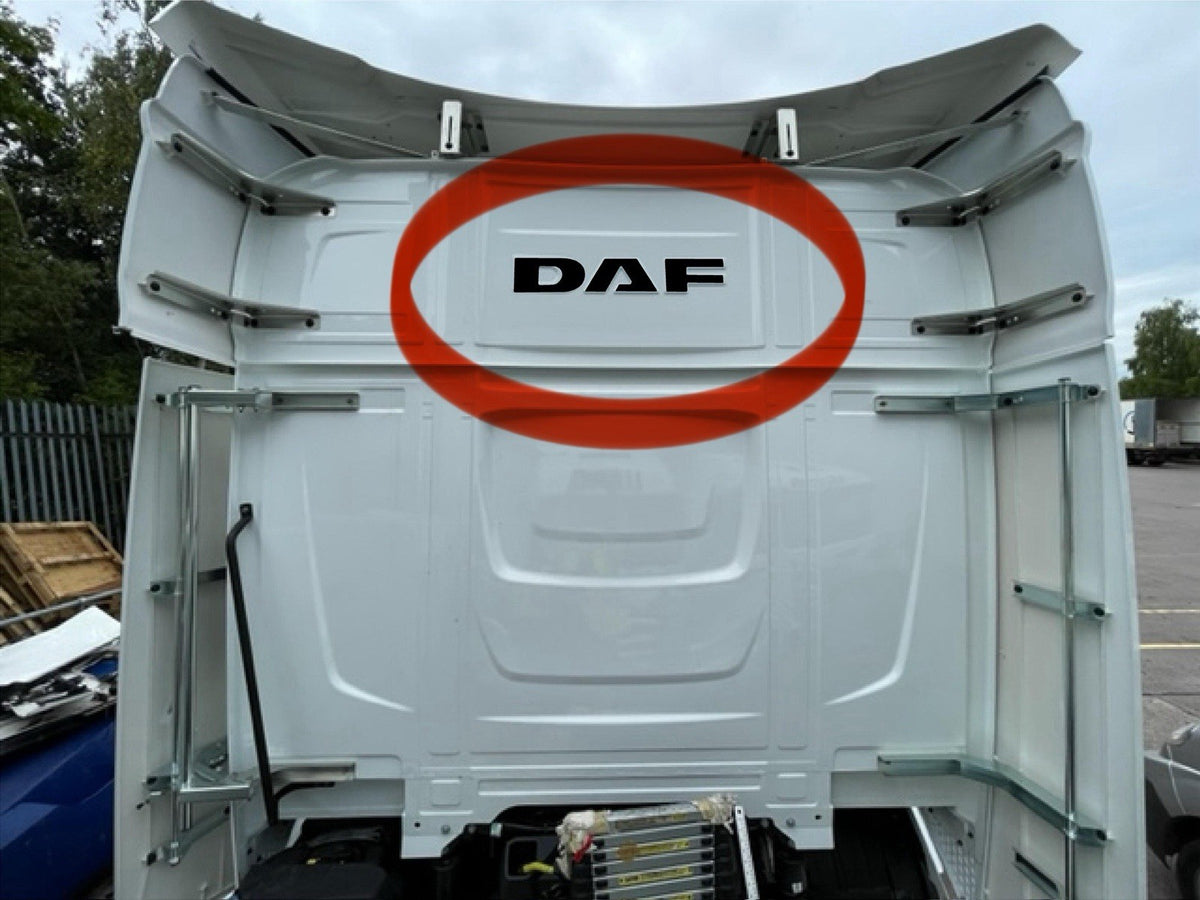 Fits DAF XF / XG REAR Cab sticker decal For New Gen 2022-26 truck *Any Colour.