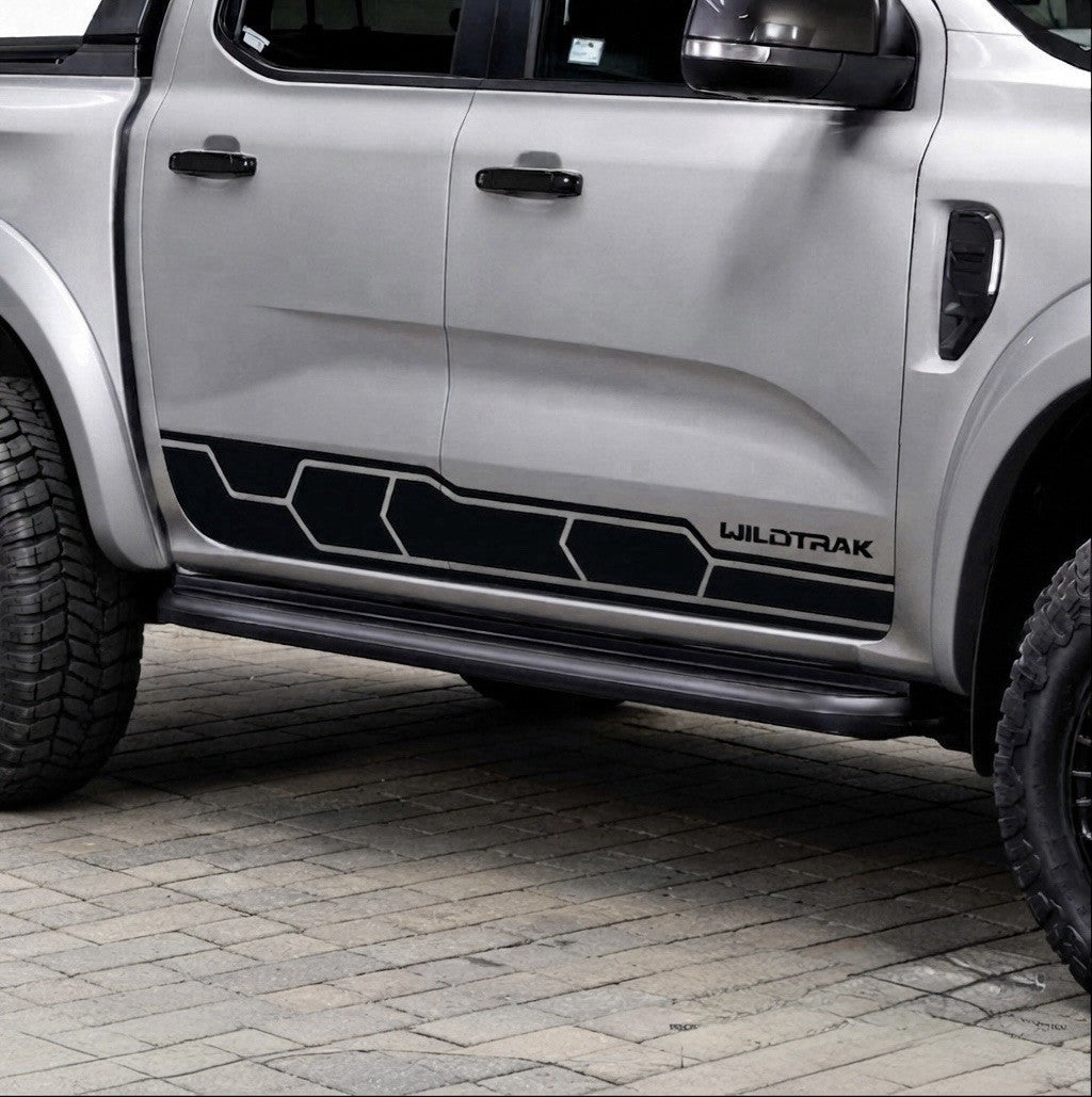Ford Ranger MK7 MK8 Side Stripes Decals Graphics Wildtrak *Any Colour