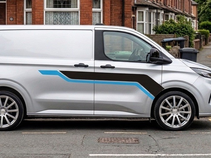 Ford Transit Custom Tourneo M sport 2x Side Stripes Decals Stickers