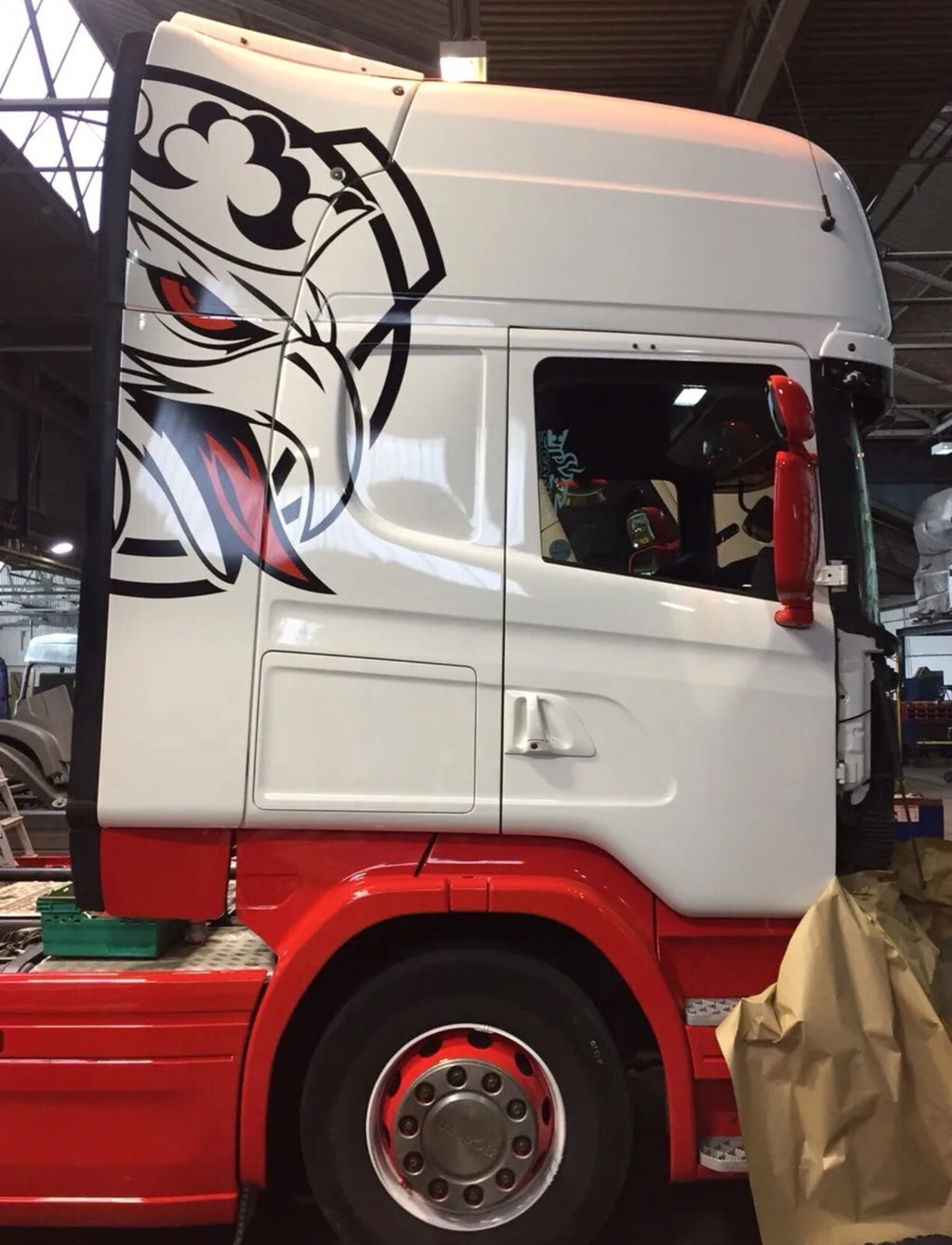 SCANIA Truck Svempa Griffin sticker decal Graphics. Pair *Any Colour