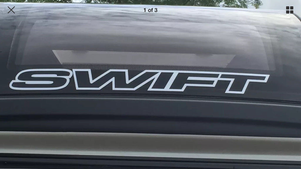 Swift Challenger Caravan sticker Decal  7cm x 70cm