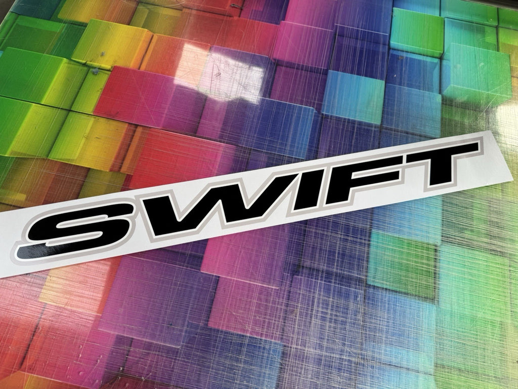 Swift Caravan sticker Decal  74mm x 700mm. Camper Motorhome Sticker Vinyl