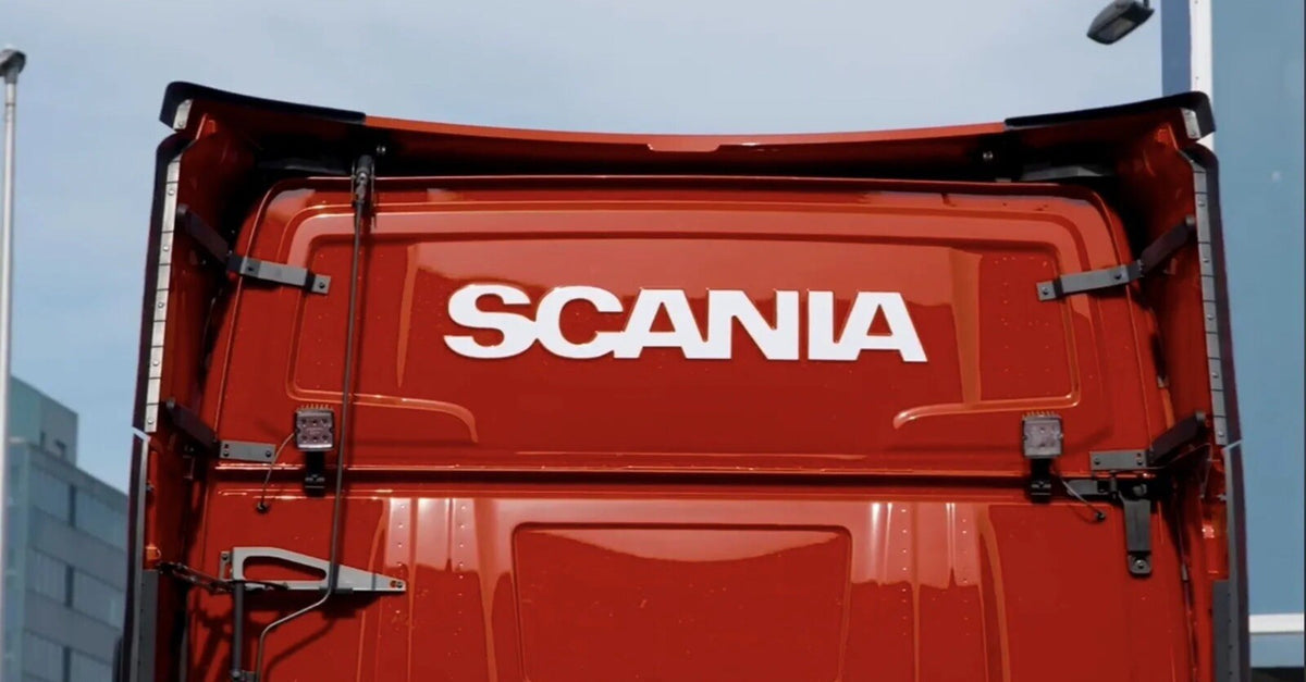 SCANIA Rear Cab sticker decal For New generation 2017-25 truck. Any Colour.