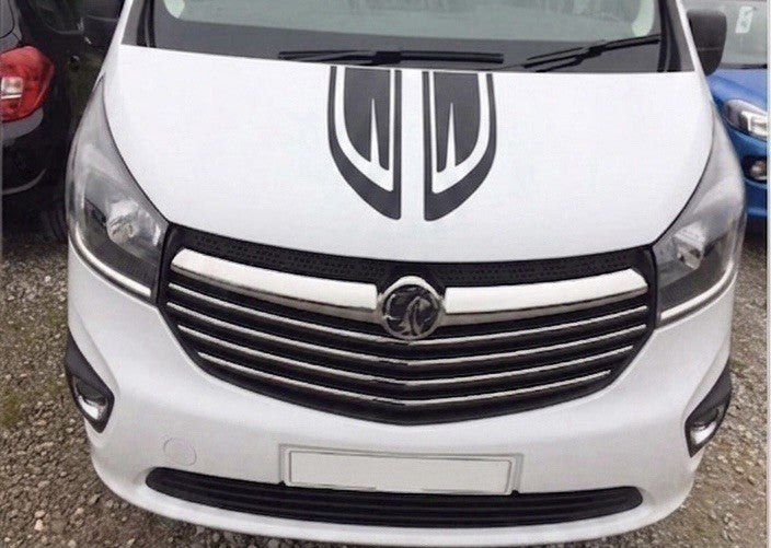 Vauxhall VIVARO 14-19, Bonnet & Roof Stripes *Any Colour
