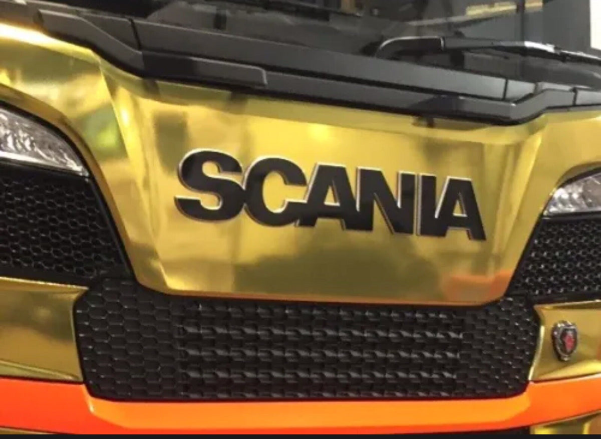 SCANIA  Cab R &S Cab Front Badge sticker decal. New Gen 2017-26. Any Colour.