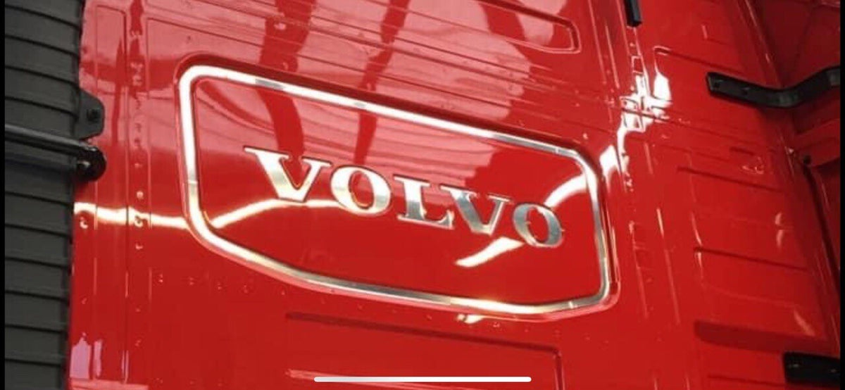 VOLVO FH Rear Cab sticker decal . 2013-2025 CHROME