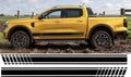 FORD RANGER Side Stripes Decals Stickers Graphics *Any Colour