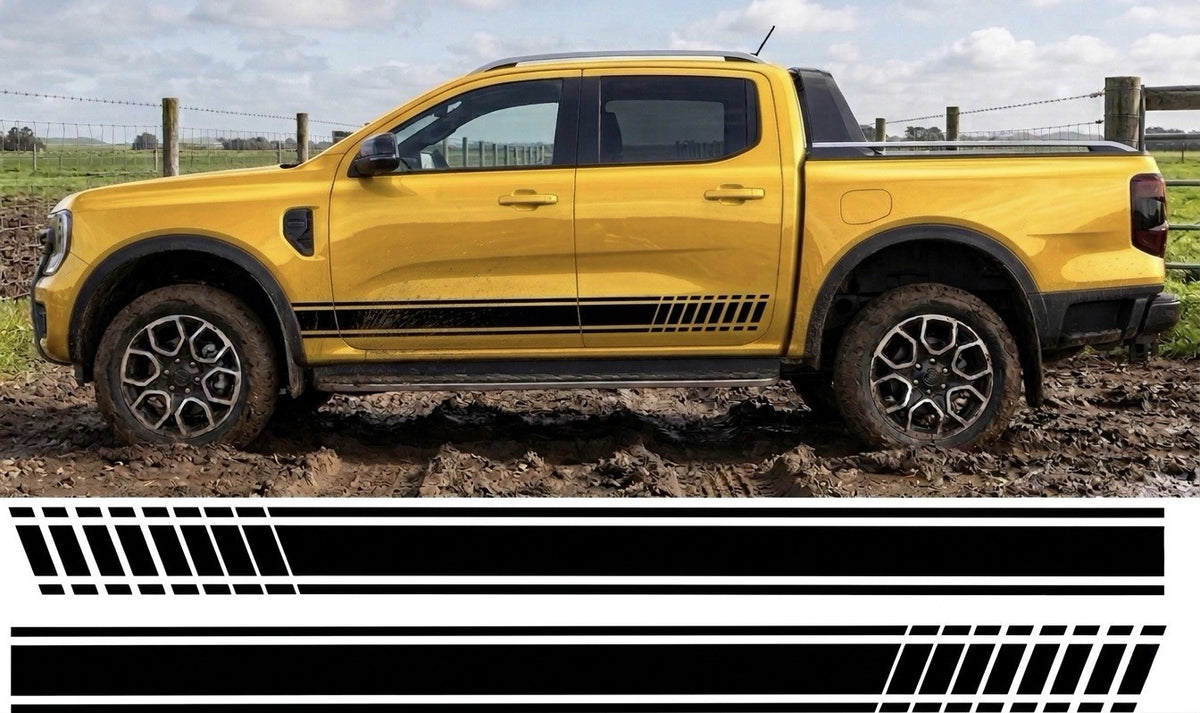 FORD RANGER Side Stripes Decals Stickers Graphics *Any Colour