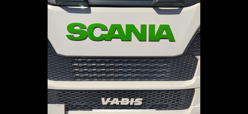 SCANIA  Cab R &S Cab Front Badge sticker decal. New Gen 2017-26. Any Colour.