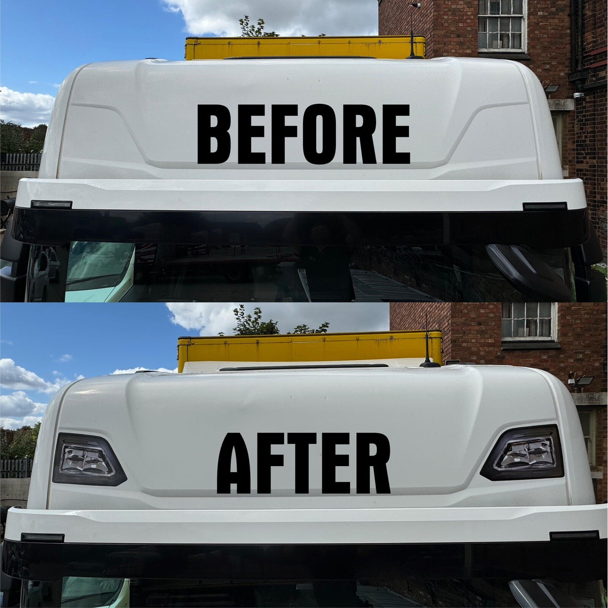 SCANIA Roof Lights Printed Decals for New Generation 2017-26 truck. Stickers X2