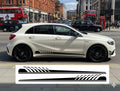 Mercedes A Class A45 Lower Side Stripe Graphics For Vinyl Decal Stickers