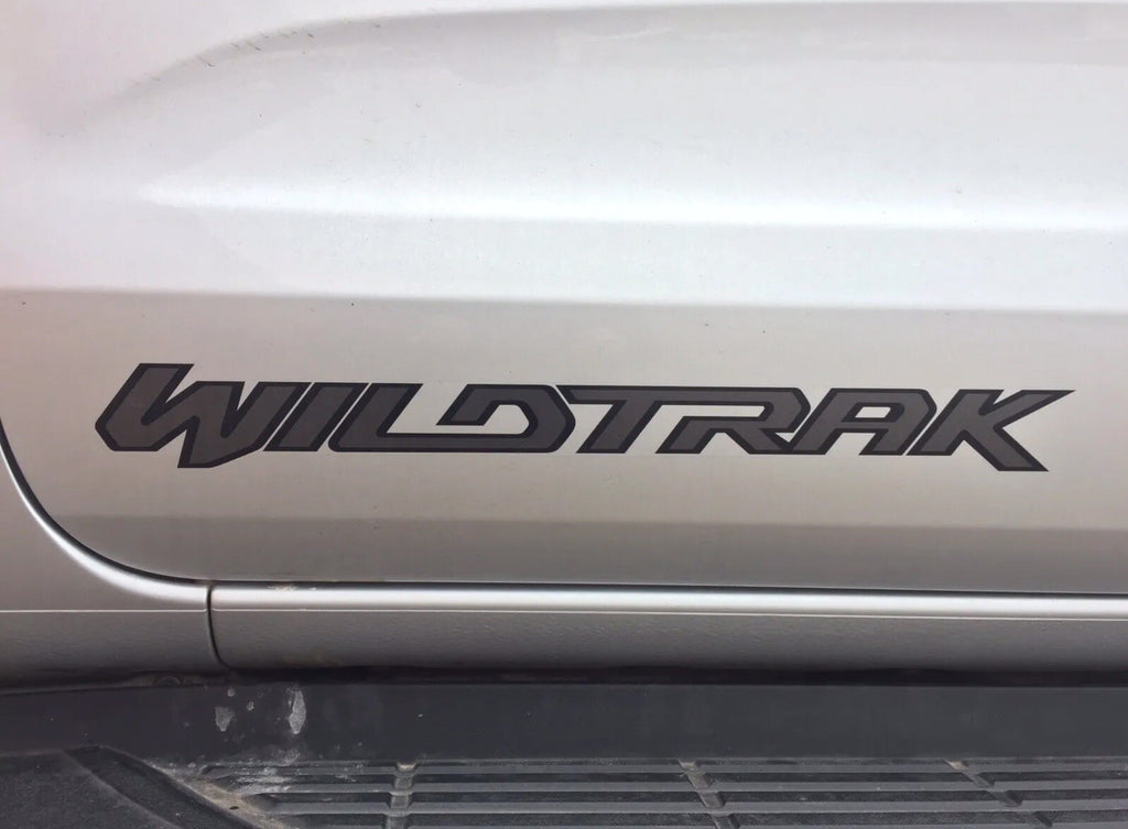 FORD RANGER WILDTRAK sides & Rear Stickers Decals. 2 Colour 2019-2021