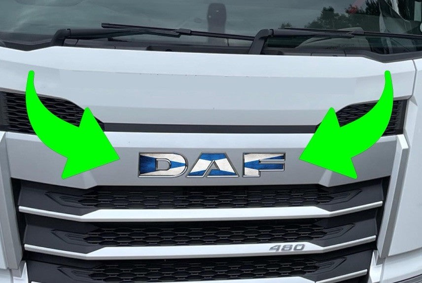 DAF XF / XG SCOTLAND FLAG Front Cab sticker decal For New Gen 2022-26