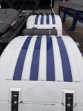 SCANIA Wing Top Stickers, decals STRIPES. Will Fit all Model Scania. *Any Colour