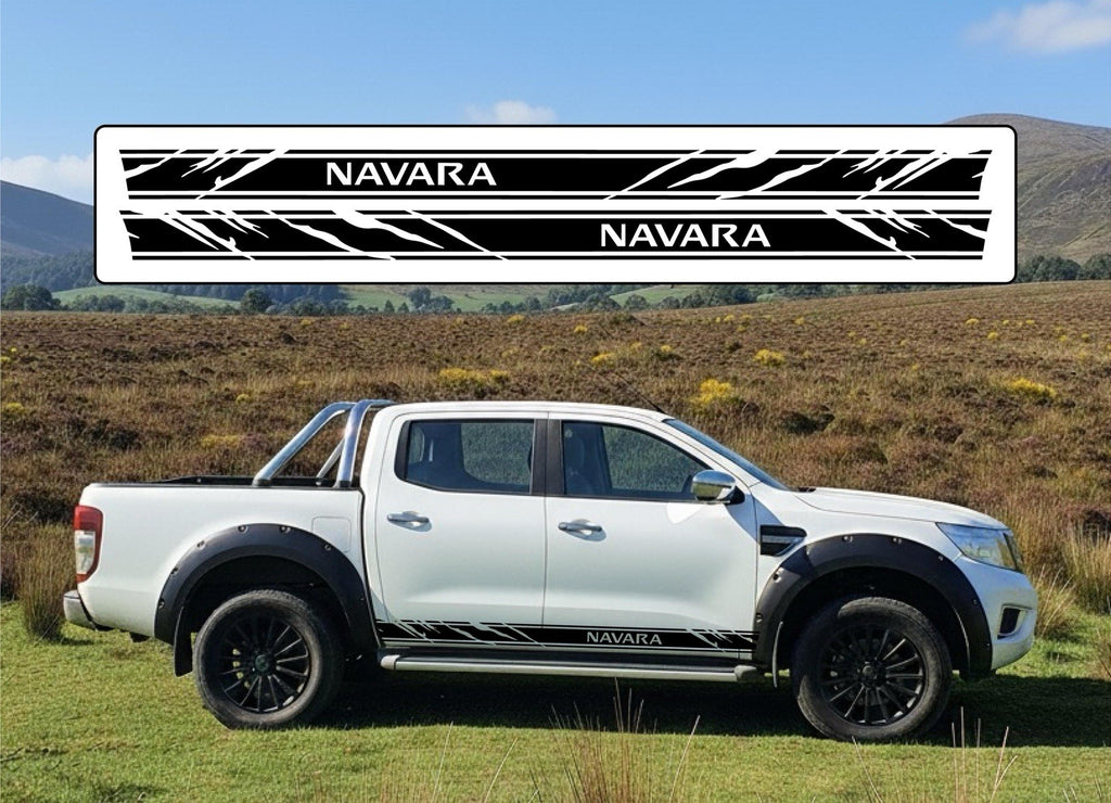 Nissan NP300 NAVARA 2016 - 22 Side 2 x Stickers decals graphics *Any Colour