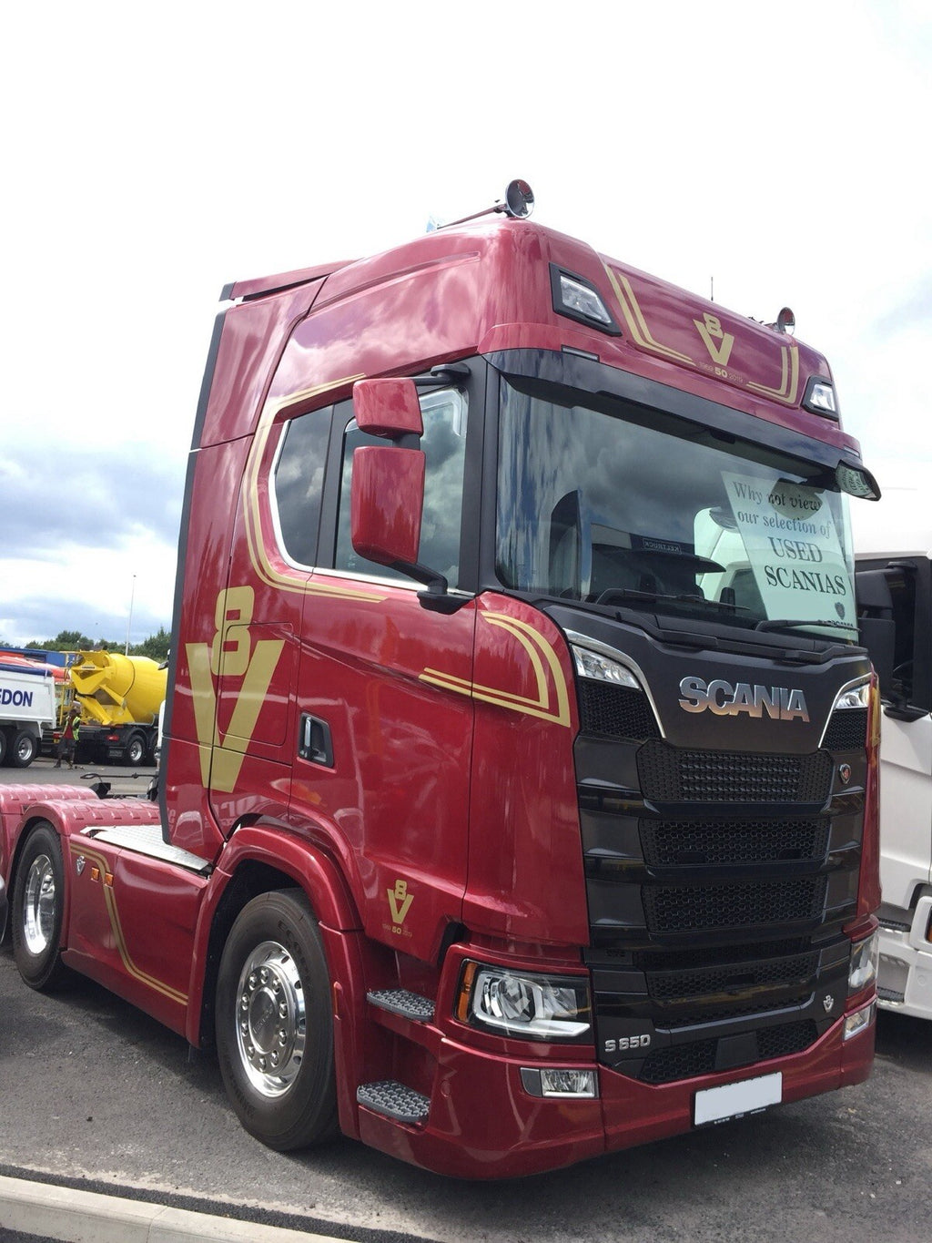 SCANIA V8 Anniversary Decals, Stickers, Graphics. New Generation. 2017-25
