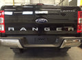 FORD RANGER TAILGATE DECAL Silver & White Outline 12-19 *2 Colour Design*