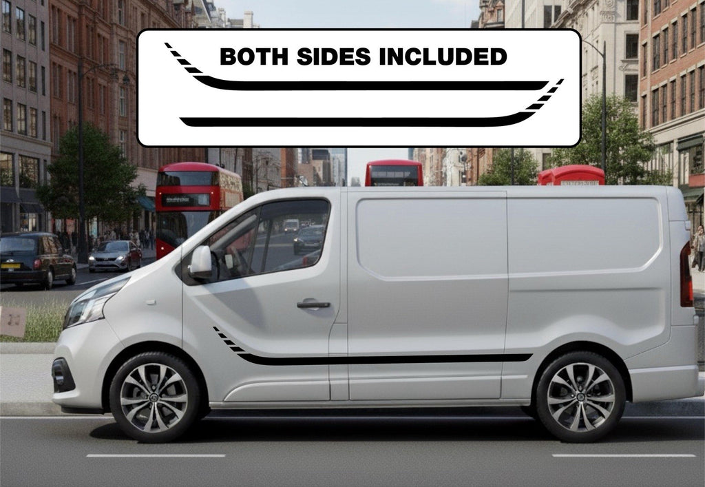 Vauxhall Vivaro Van VINYL GRAPHICS STICKERS DECALS STRIPES  *ANY COLOUR