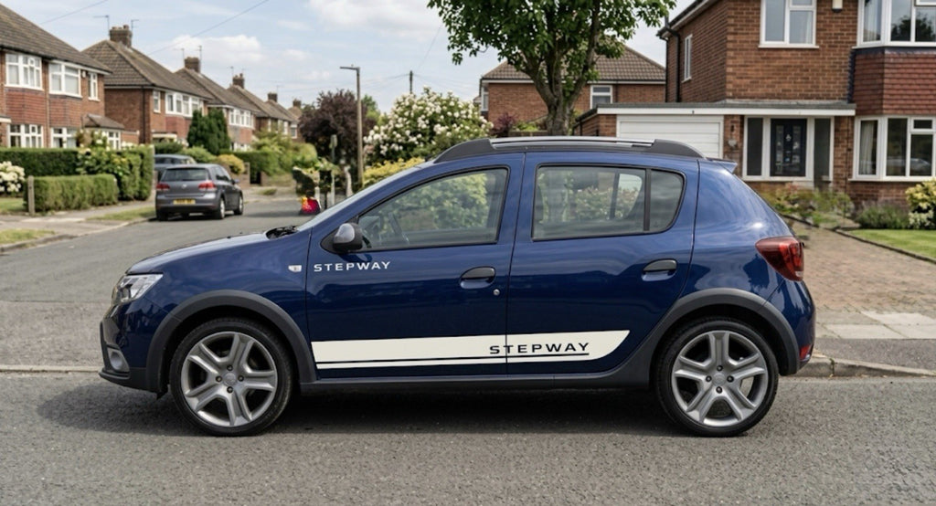 DACIA SANDERO STEPWAY Side Stripes VINYL GRAPHICS STICKERS DECALS  *ANY COLOUR