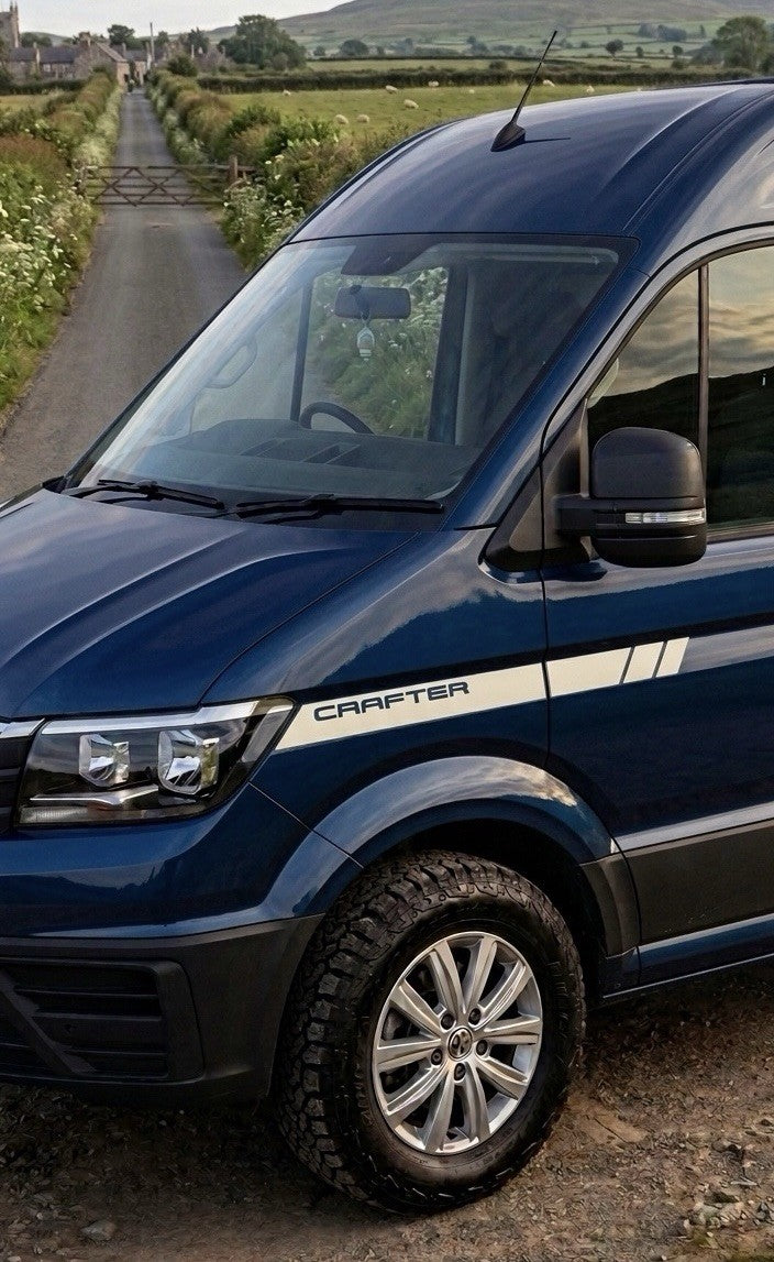 Crafter Wing Vinyl Decal Kit - ALL CRAFTERS TGE-  Stickers Camper van vinyl MAN