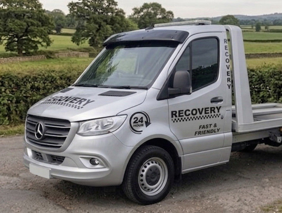 Mercedes Sprinter RECOVERY Stickers Graphics Decals 24 Hrs Truck Van *Any Colour