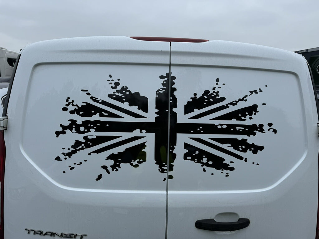 UNION JACK FLAG  sticker  to fit FORD CONNECT CAMPER VAN GRAPHICS *Any Colour