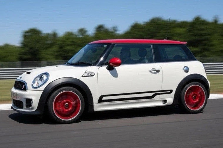 MINI COOPER GRAPHICS SIDE STRIPES VINYL DECALS STICKERS *ANY COLOUR