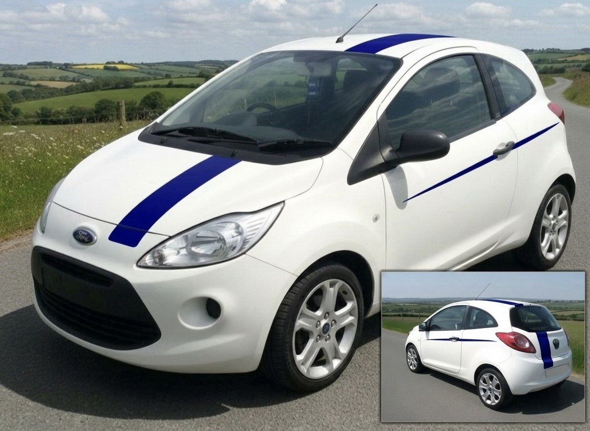 FORD KA MK2 ST STRIPES KIT GRAPHICS VINYL STICKERS DECALS *any Colour
