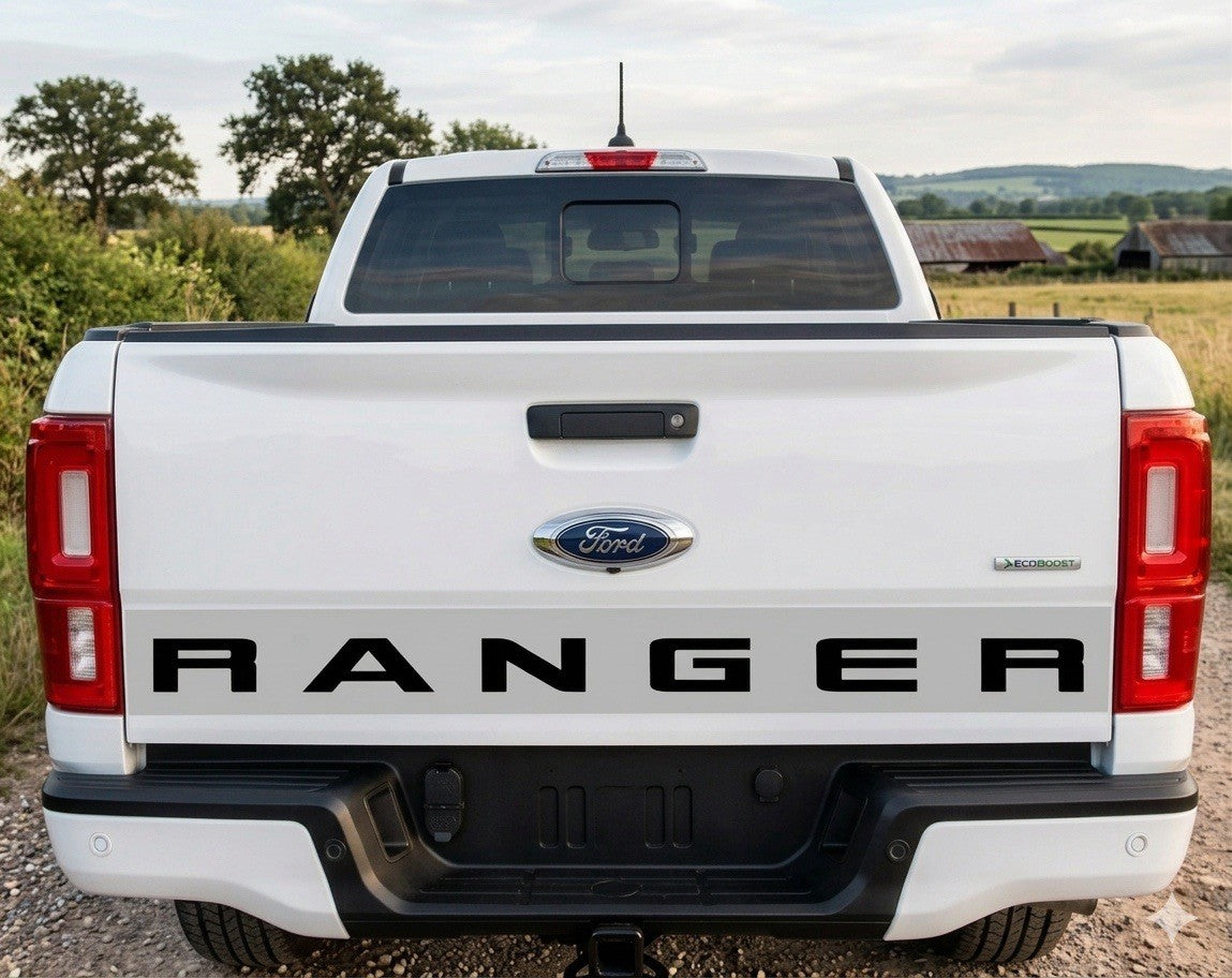 FORD RANGER Rear Tailgate Decal Graphic Sticker 2012-23 *Any Colour