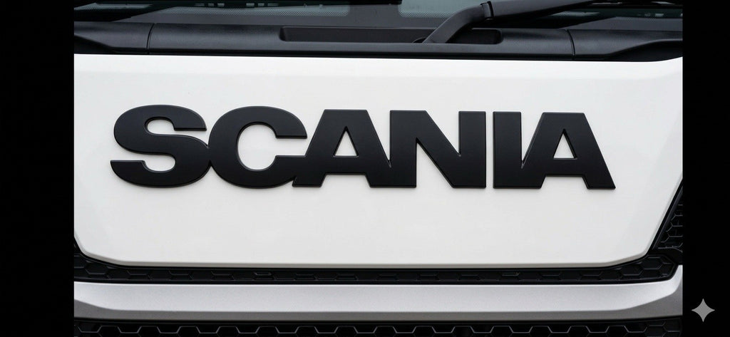 Fits SCANIA  G & P Cab Front Badge sticker decal. New Gen 2017-26 *Any Colour.