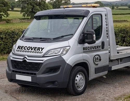 Citroen Relay RECOVERY Stickers Graphics Decals 24 Hrs Truck Van *Any Colour