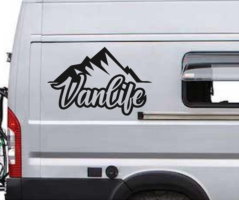 Camper Van Caravan VAN LIFE Vinyl Decals For Sticker Graphic LARGE 2x