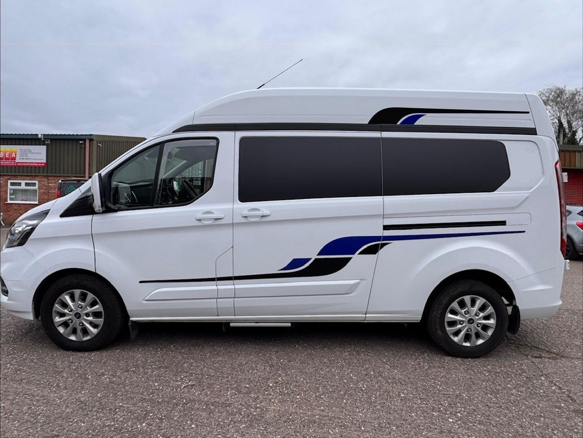 MOTORHOME GRAPHICS STICKERS STRIPES CAMPER VAN MOTORHOME *ANY VAN *Any Colour