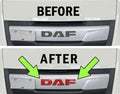 DAF XF  106 Front Cab sticker decal For 2018-23 truck *Any Colour.