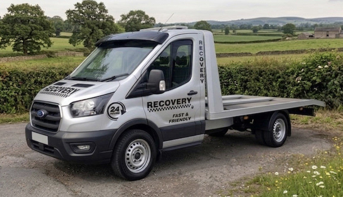 Ford Transit RECOVERY Stickers Graphics Decals 24 Hrs Truck Van *Any Colour