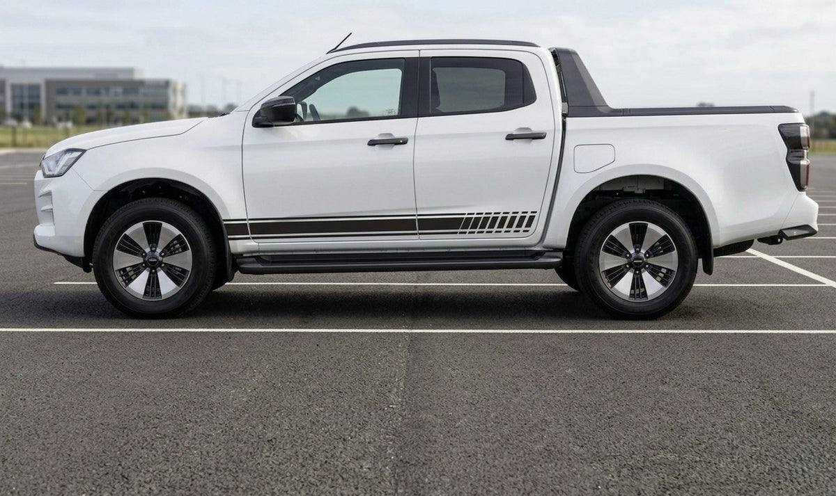 ISUZU D-MAX Side Stripes Decals Stickers Graphics *any Colour