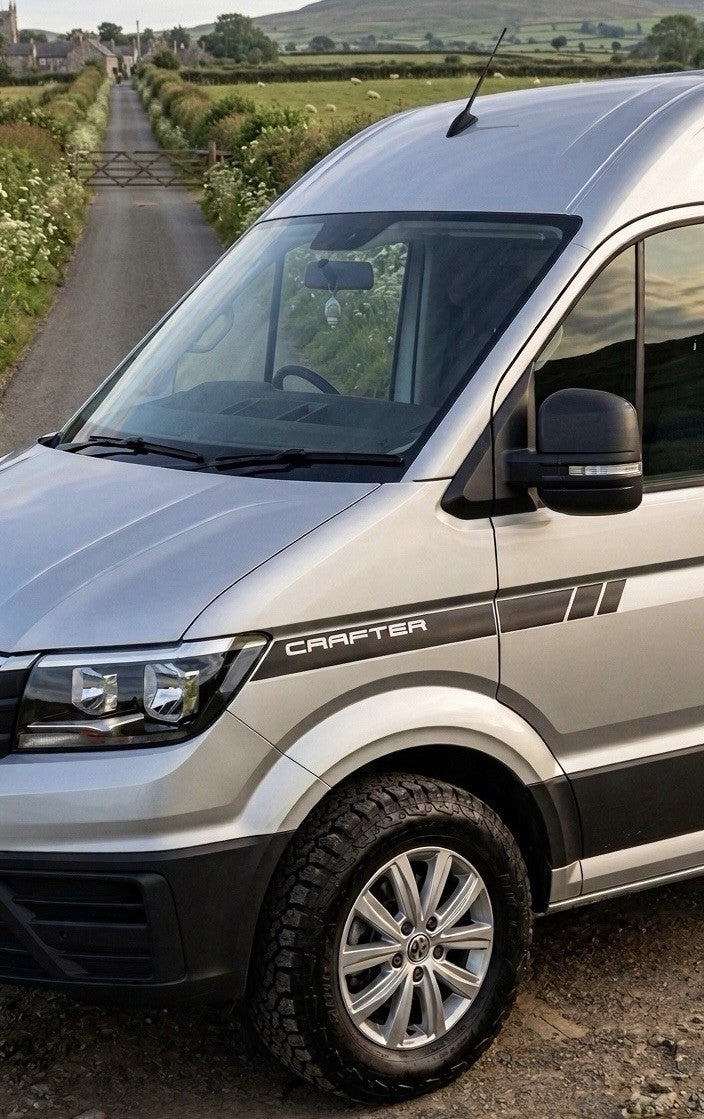Crafter Wing Vinyl Decal Kit - ALL CRAFTERS TGE-  Stickers Camper van vinyl MAN