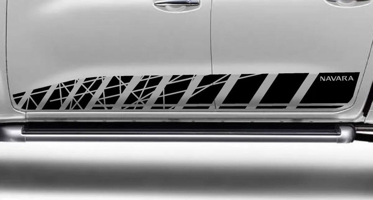 Fits Nissan NP300 NAVARA 2016-21 side stripes decal graphics Decals