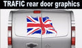 RENAULT TRAFIC UNION JACK FLAG GB BRITISH CAMPER VAN STICKERS GRAPHICS