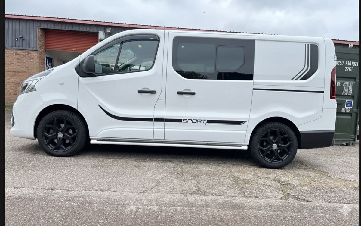 FITS RENAULT TRAFIC SPORT VINYL GRAPHICS STICKERS DECALS STRIPES  *ANY COLOUR