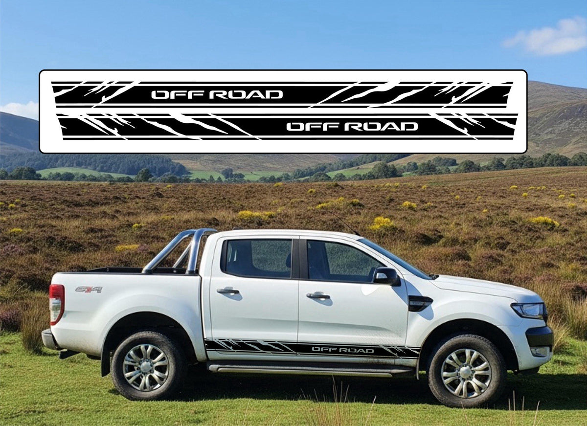 FORD RANGER. OFF ROAD side Graphics *any Colour