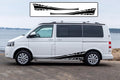 VW TRANSPORTER SWB T4 T5 T6 VAN GRAPHICS STICKERS CAMPER UNION flag *Any Colour