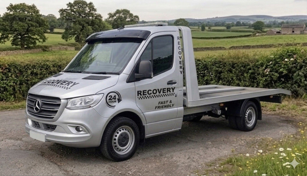 Mercedes Sprinter RECOVERY Stickers Graphics Decals 24 Hrs Truck Van *Any Colour