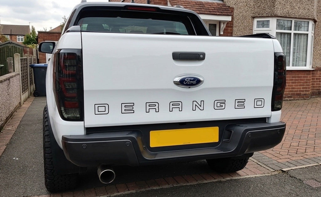 fits FORD RANGER *DERANGED* GRAPHICS STICKERS STRIPES DECALS PICK UP WILDTRAK