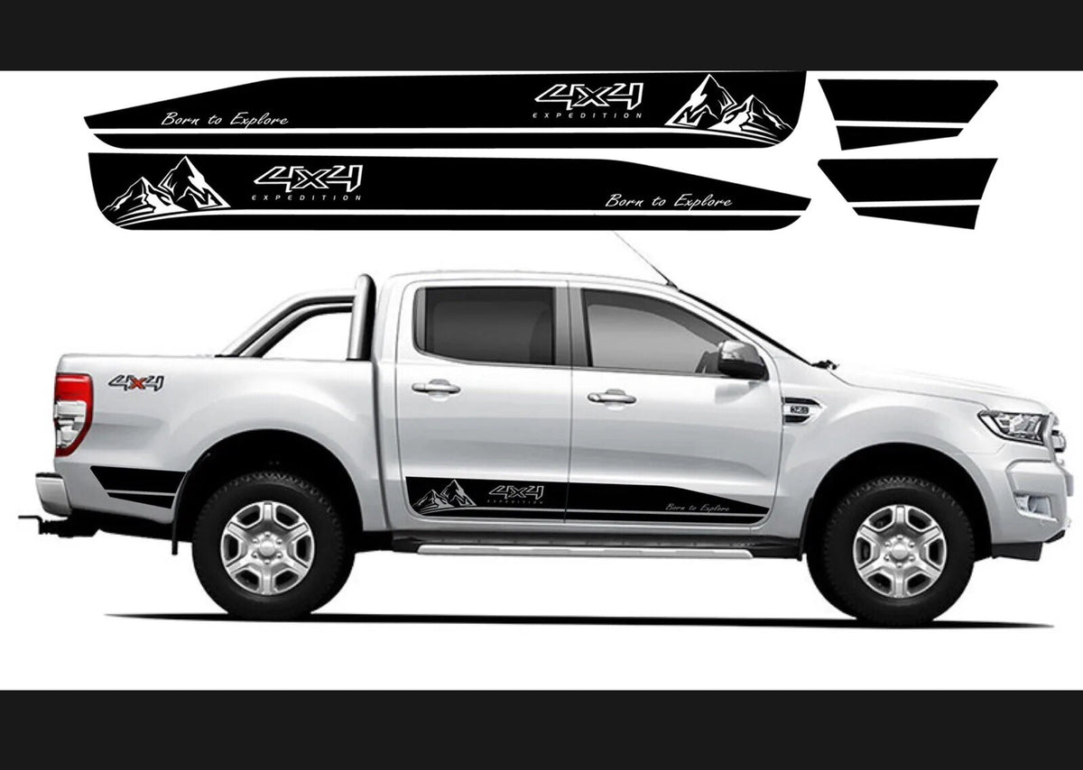Fits Ford RANGER Expedition. Stickers Decals Graphics. side Graphics *any Colour