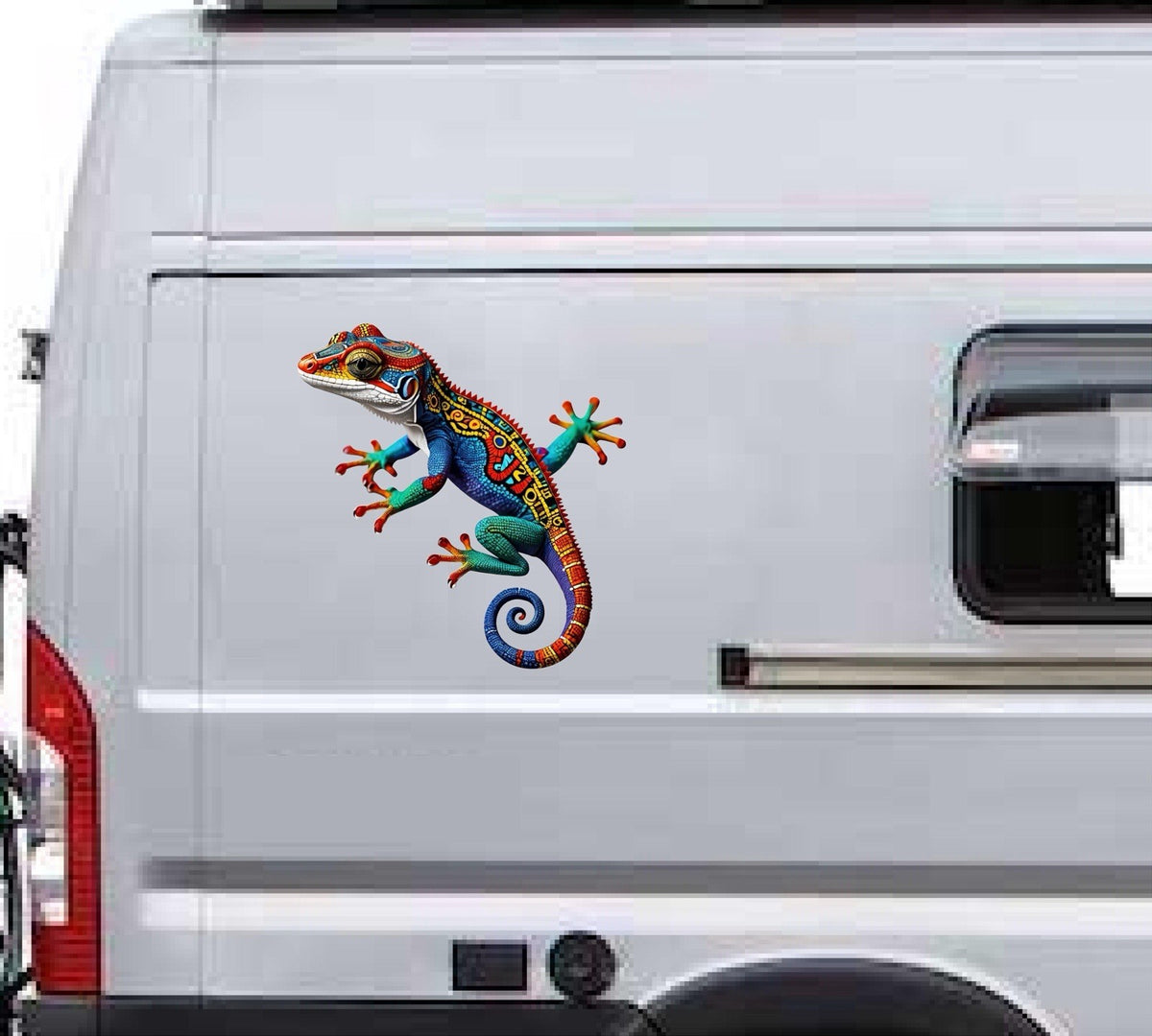 GECKO Large Tribal Campervan Sticker, Motorhome Caravan Vinyl Decal Graphics