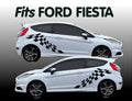 FORD FIESTA ST GRAPHICS STICKERS GRAPHICS MK6 CHEQUERS *Any Colour