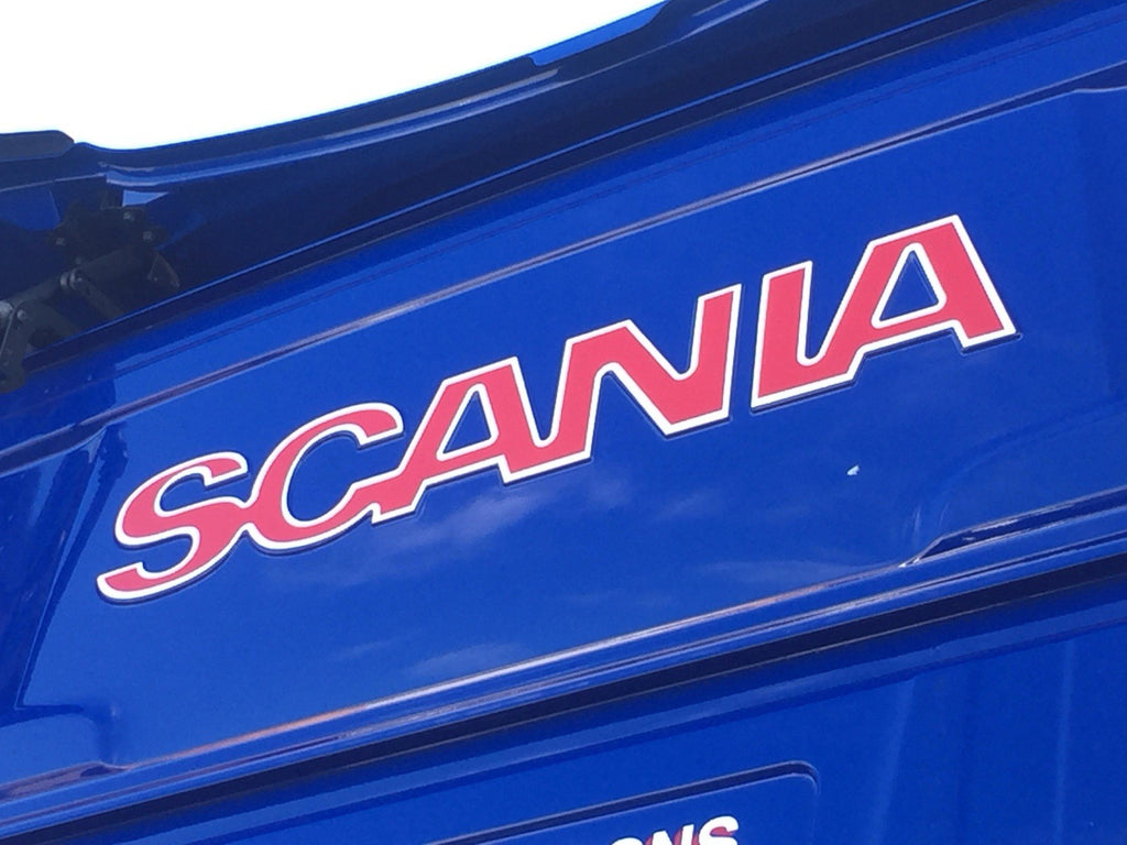 SCANIA Rear Cab sticker decal For New generation 2017-26 truck. Any 2 Colours