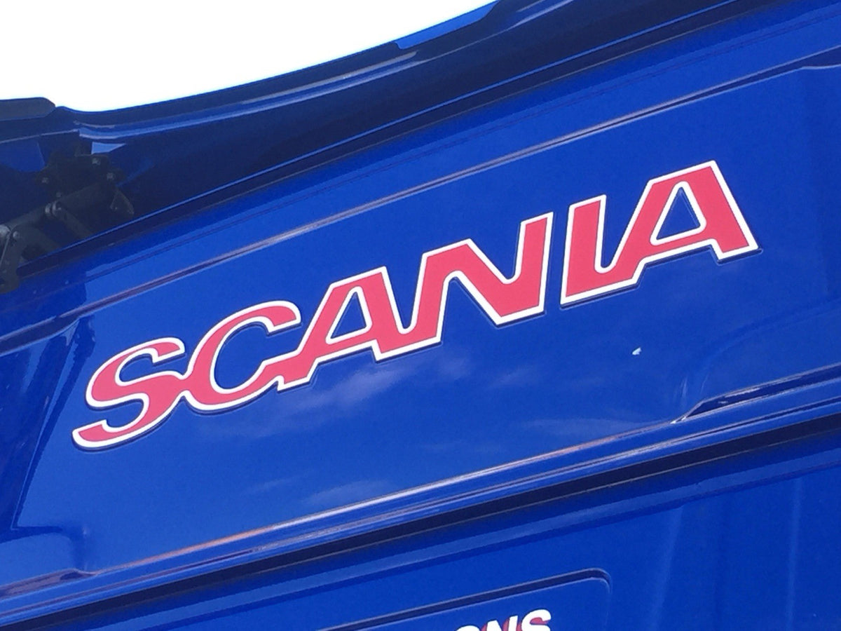 SCANIA Rear Cab sticker decal For New generation 2017-26 truck. Any 2 Colours