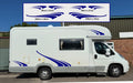 MOTORHOME Stripes for camper, Horse Box, Van  Caravan Decals, Stickers, Graphics